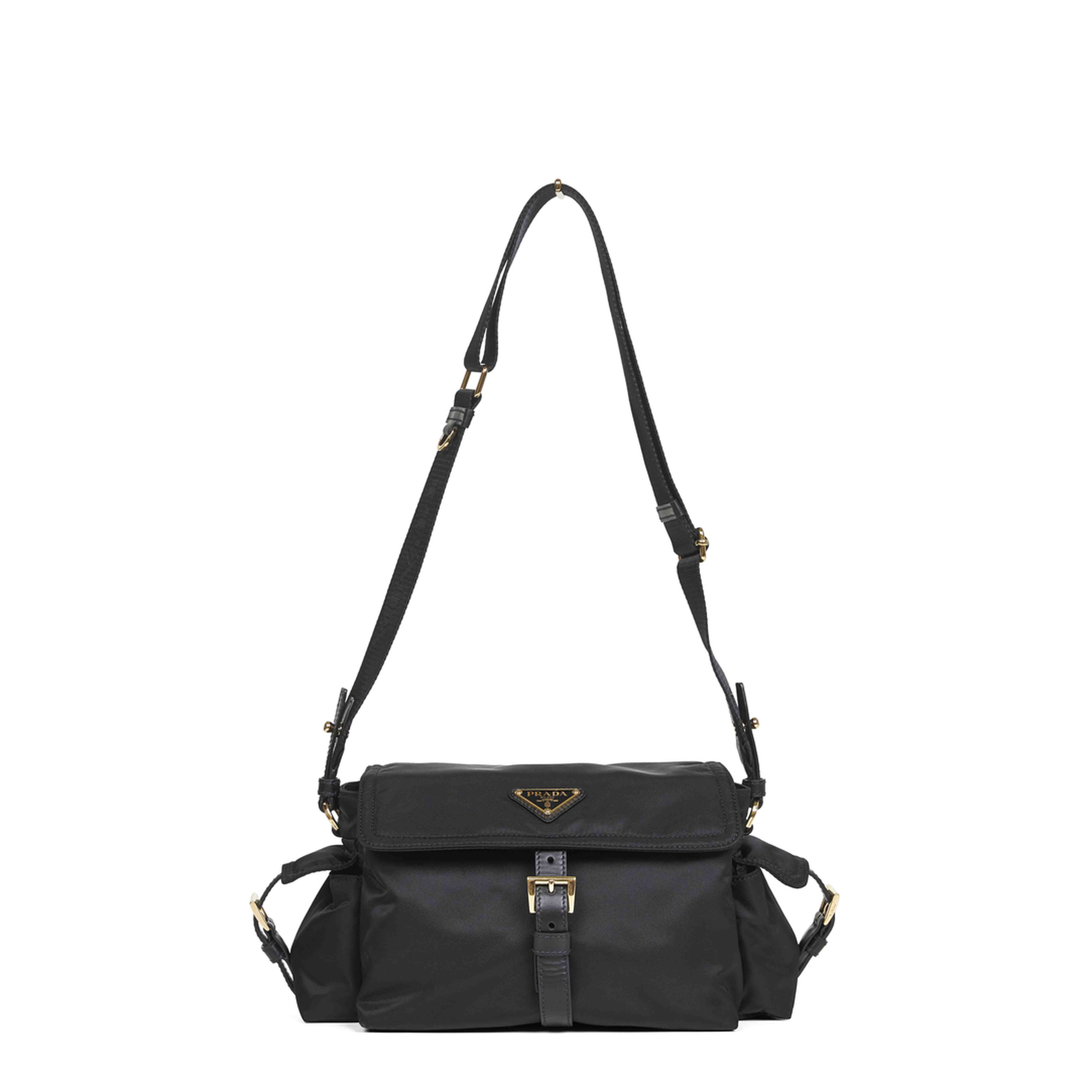 Explore Medium Re-Nylon Shoulder Bag - Nero - Image 4