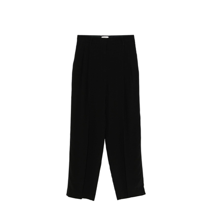 Double-Pleat Straight Trousers - Image 1