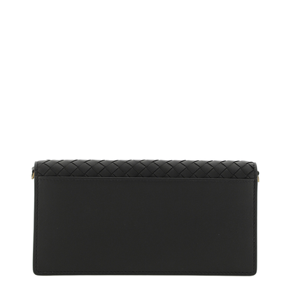 Intrecciato Shoulder Bag Black - Image 3