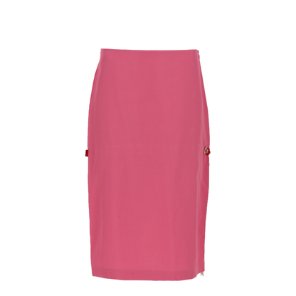 Pink Technical Viscose Skirt - Image 1