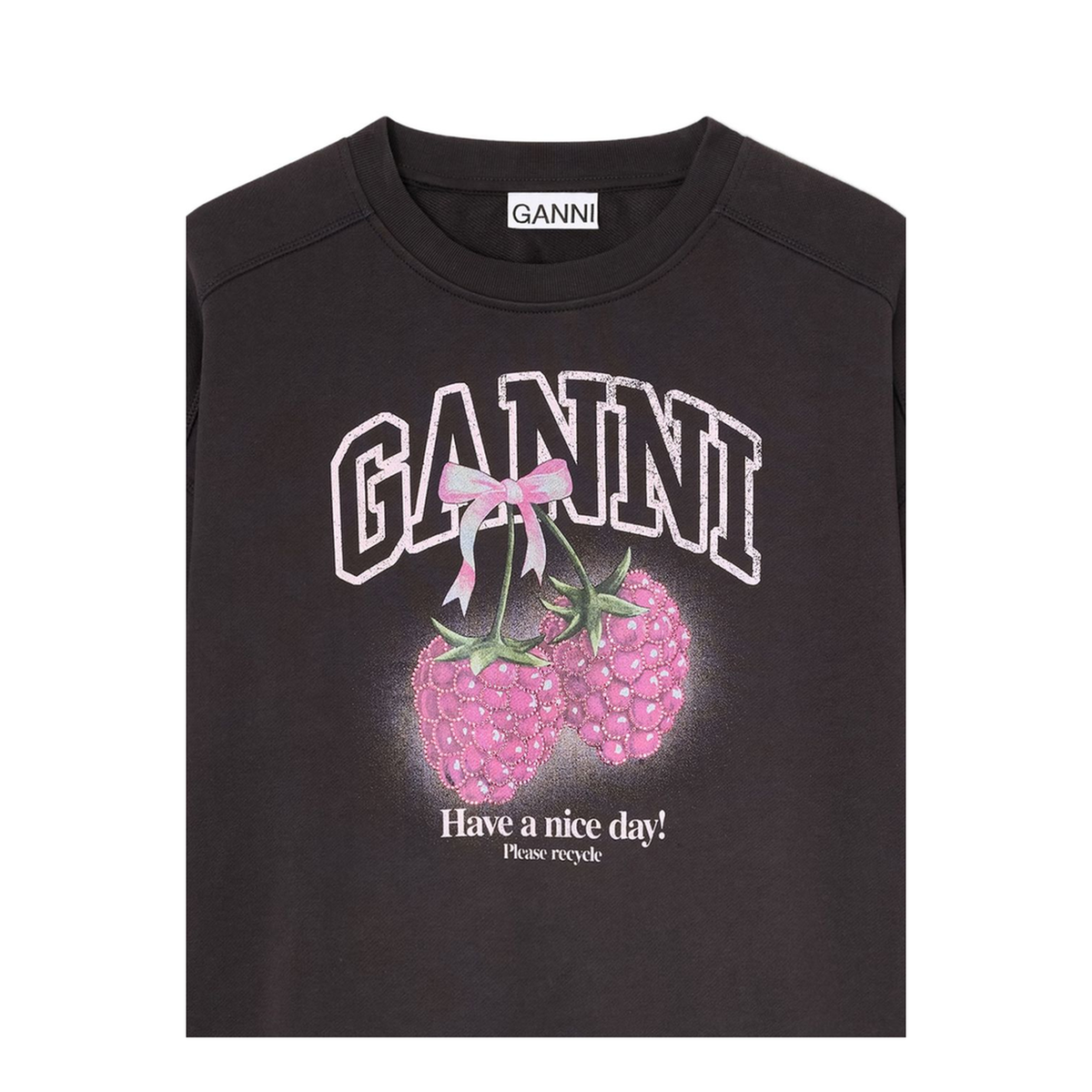 Raspberry Cotton Sweatshirt - Image 2