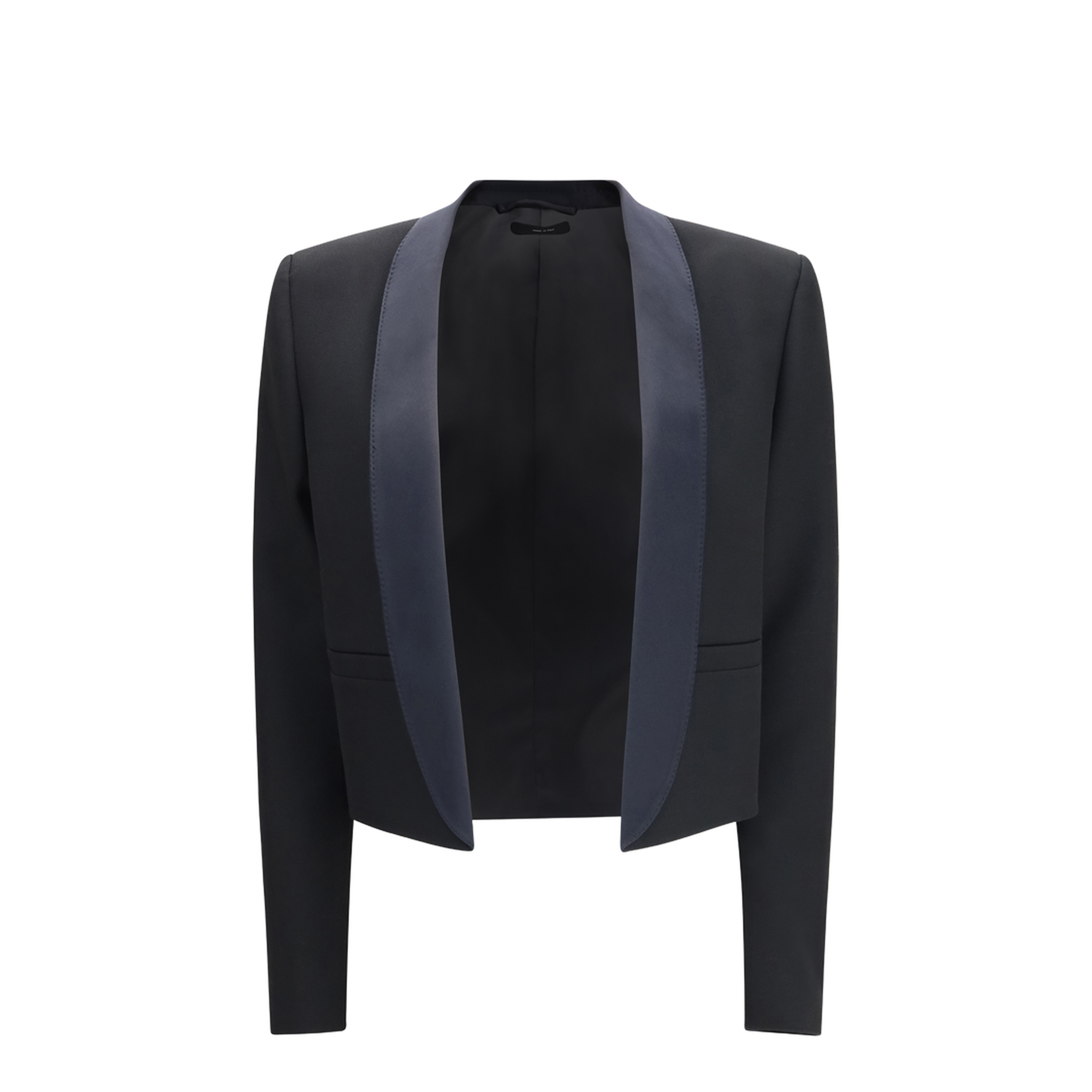 Cropped Single-Breasted Jacket - Image 1