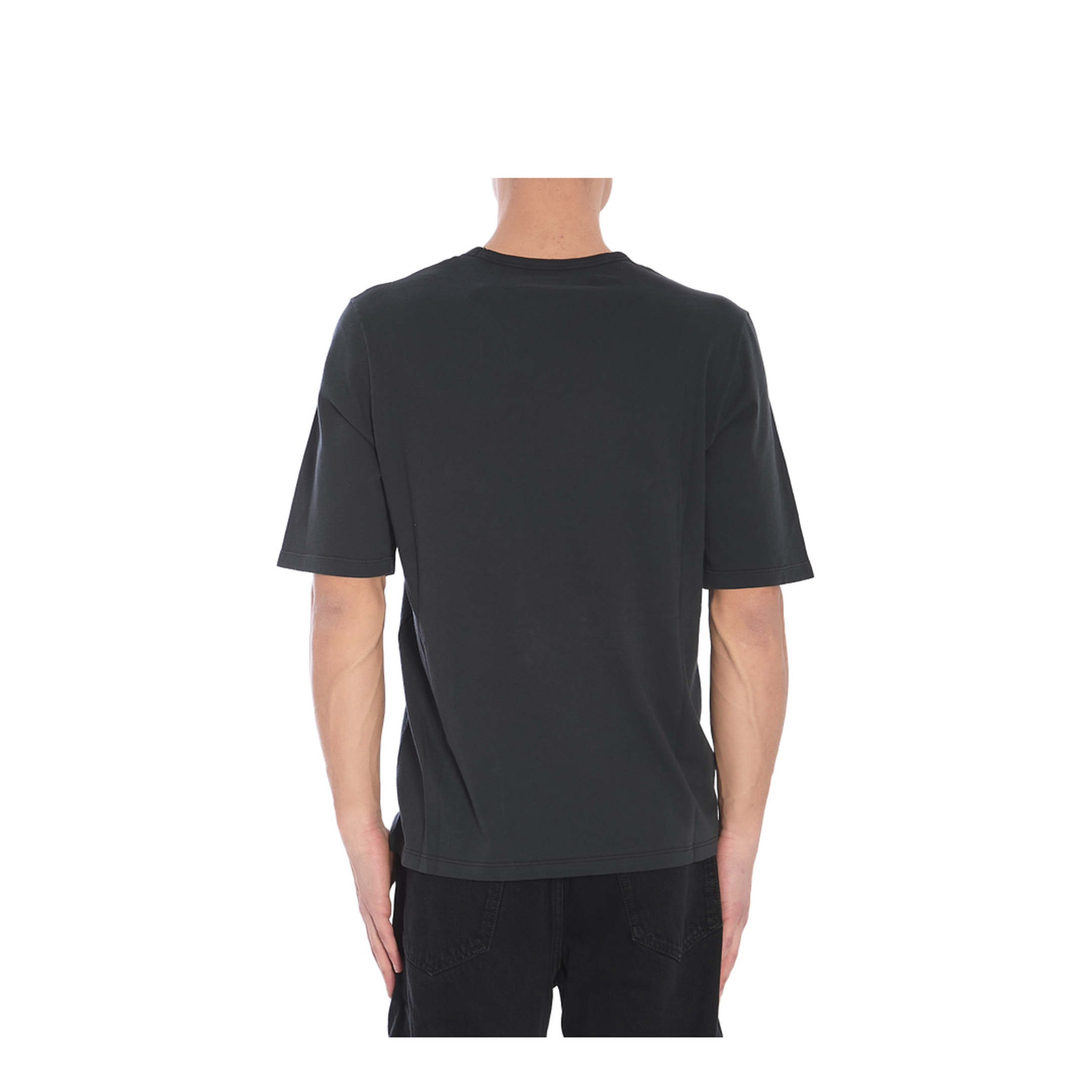 Black Crew Neck T-Shirt - Image 4