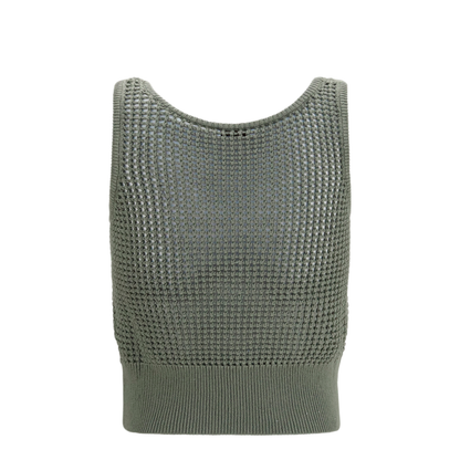 Perforated Sequin Tank Top - Image 2