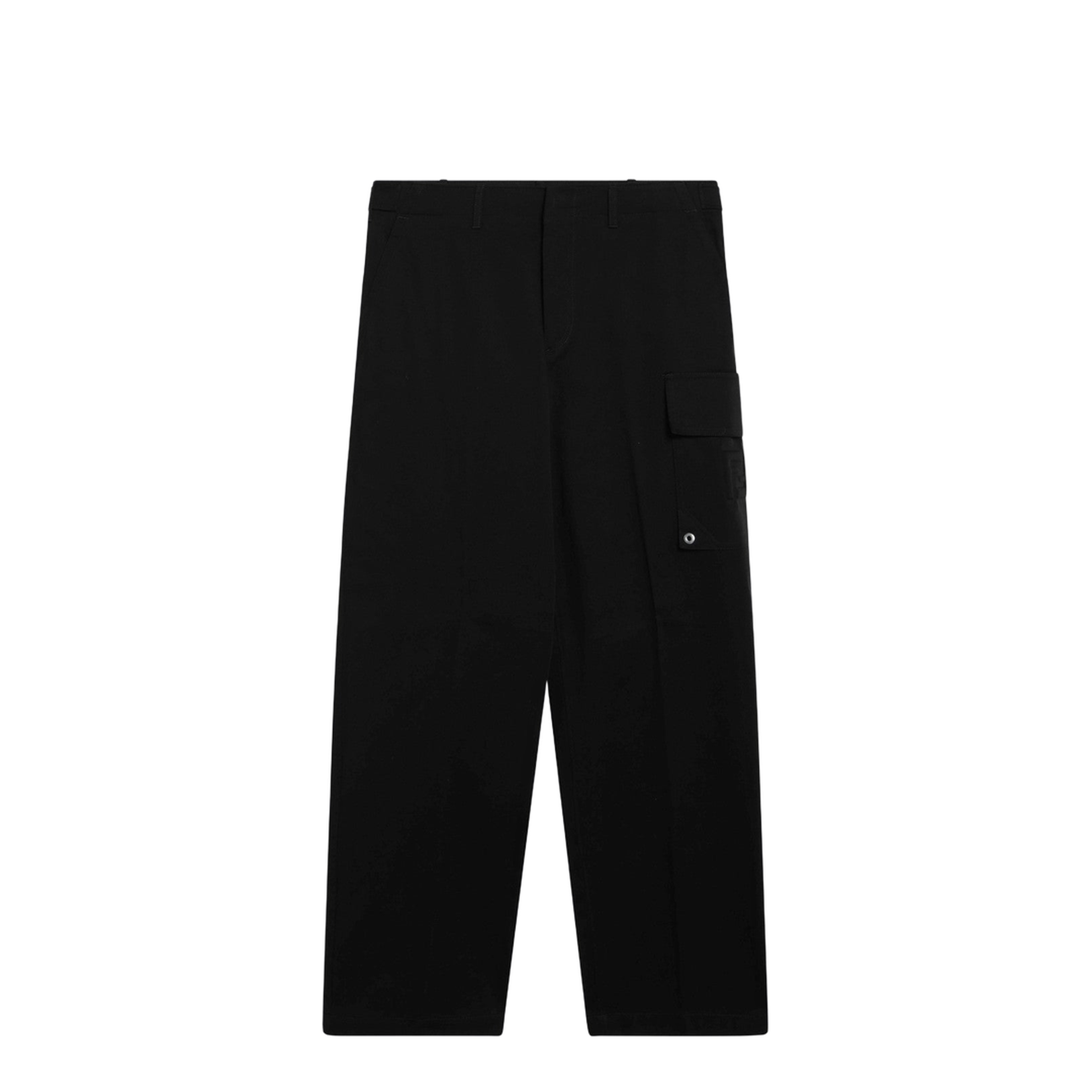 Black Gabardine Trousers - Image 1