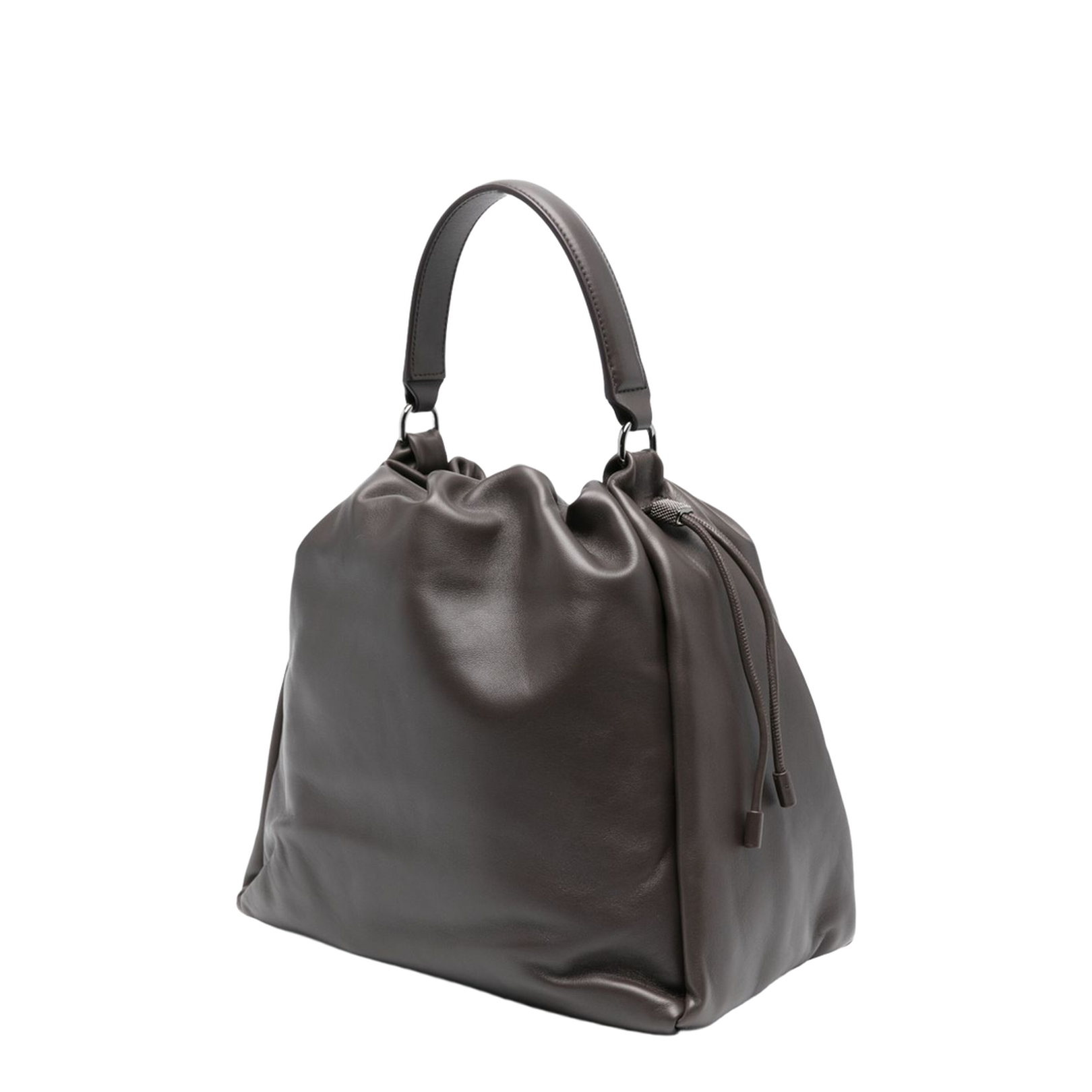 Bucket Mellow Leather Handbag - Image 4