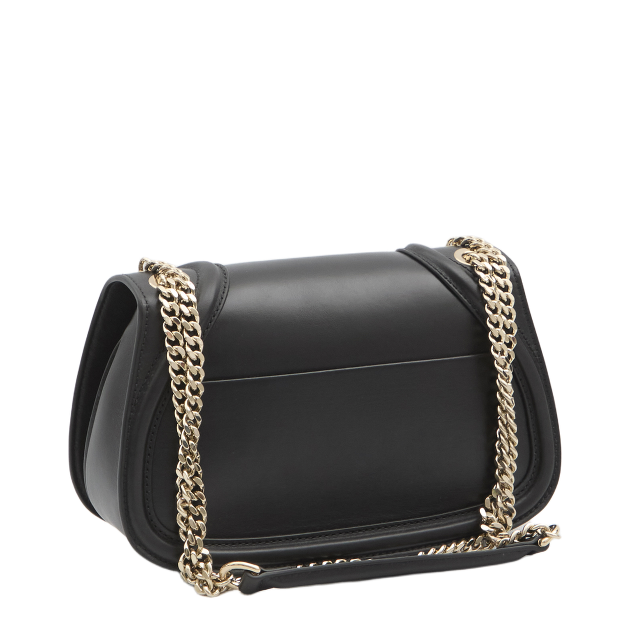 Blondie Medium Leather Shoulder Bag - Black - Image 2