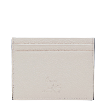 Kios Card Holder in Grained Calfskin and Spikes - Image 2