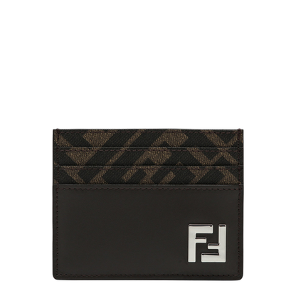 Card Holder in Fabric and Leather - Image 1