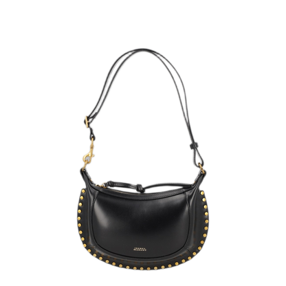 Oskan Moon Calfskin Shoulder Bag - Black - Image 1