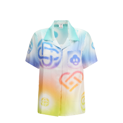 Halftone Logo Short-Sleeve Shirt - Image 1