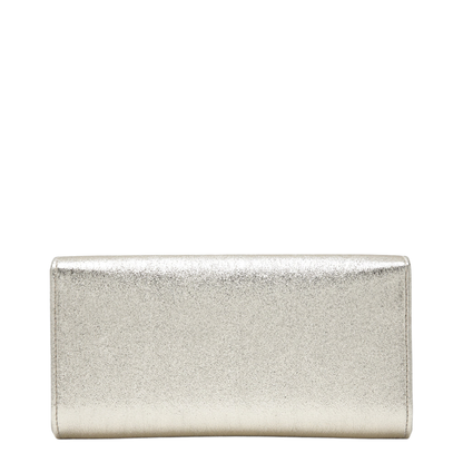 Emmie Brilliance Fabric Clutch Bag - Platinum Ice - Image 2