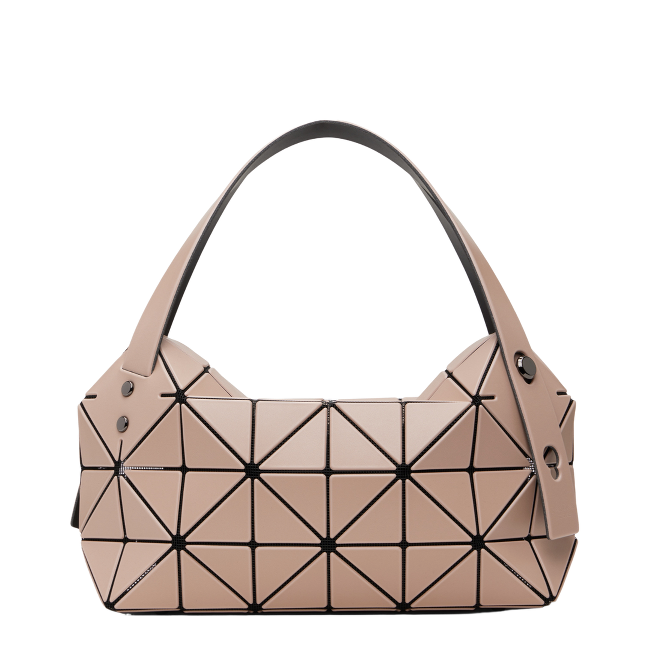 Mini Boston Handbag - Greige - Image 1