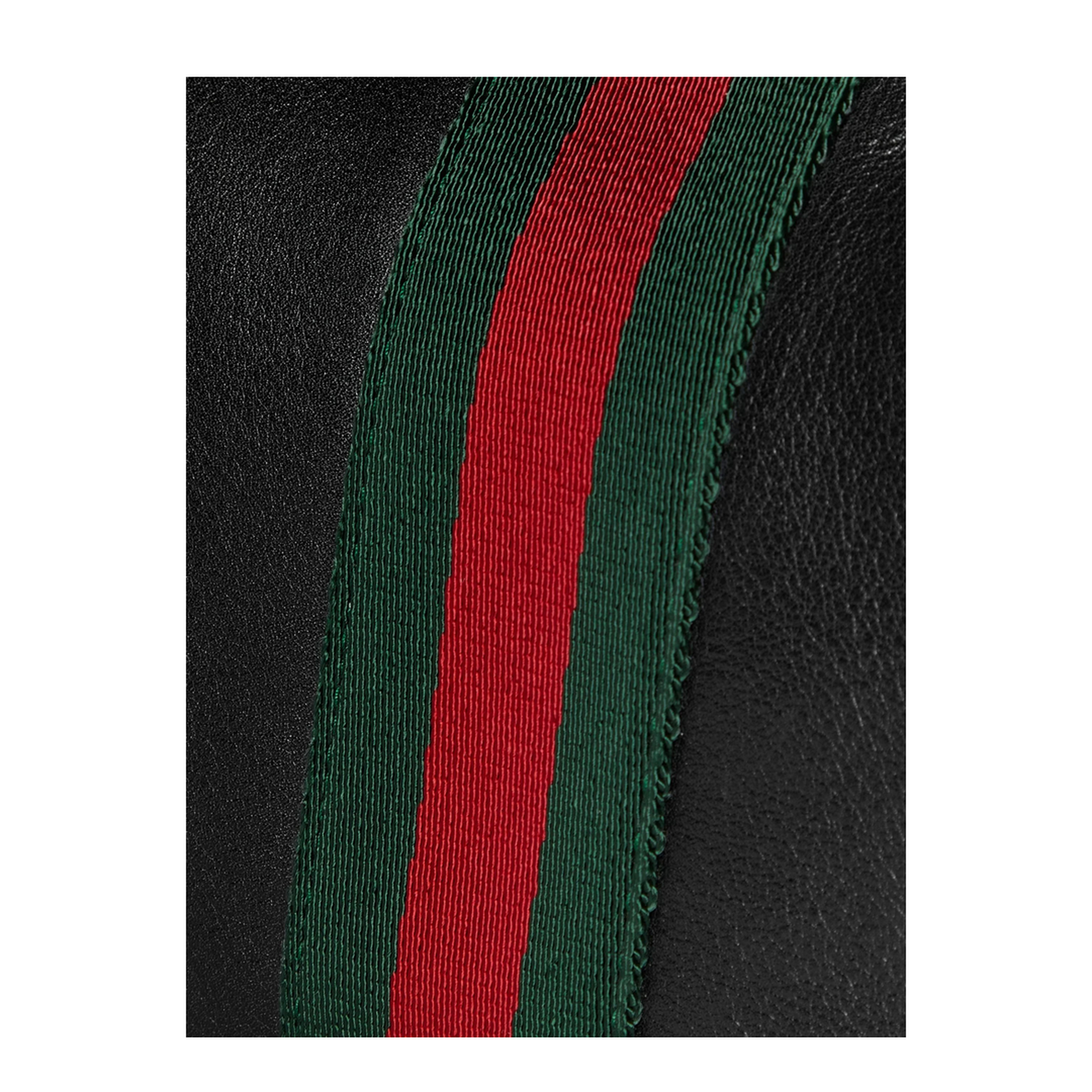 Lunetta Small Crossbody Bag in Black Leather - Image 3