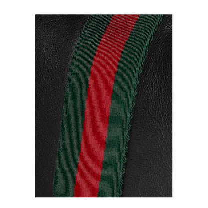 Lunetta Small Crossbody Bag in Black Leather - Image 3