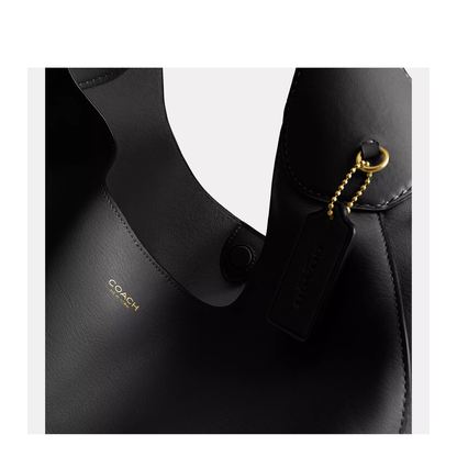 Brooklyn Shoulder Bag Leather Black - Image 5