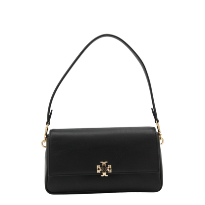 Charlie Small Calf Leather Shoulder Bag - Black - Image 5