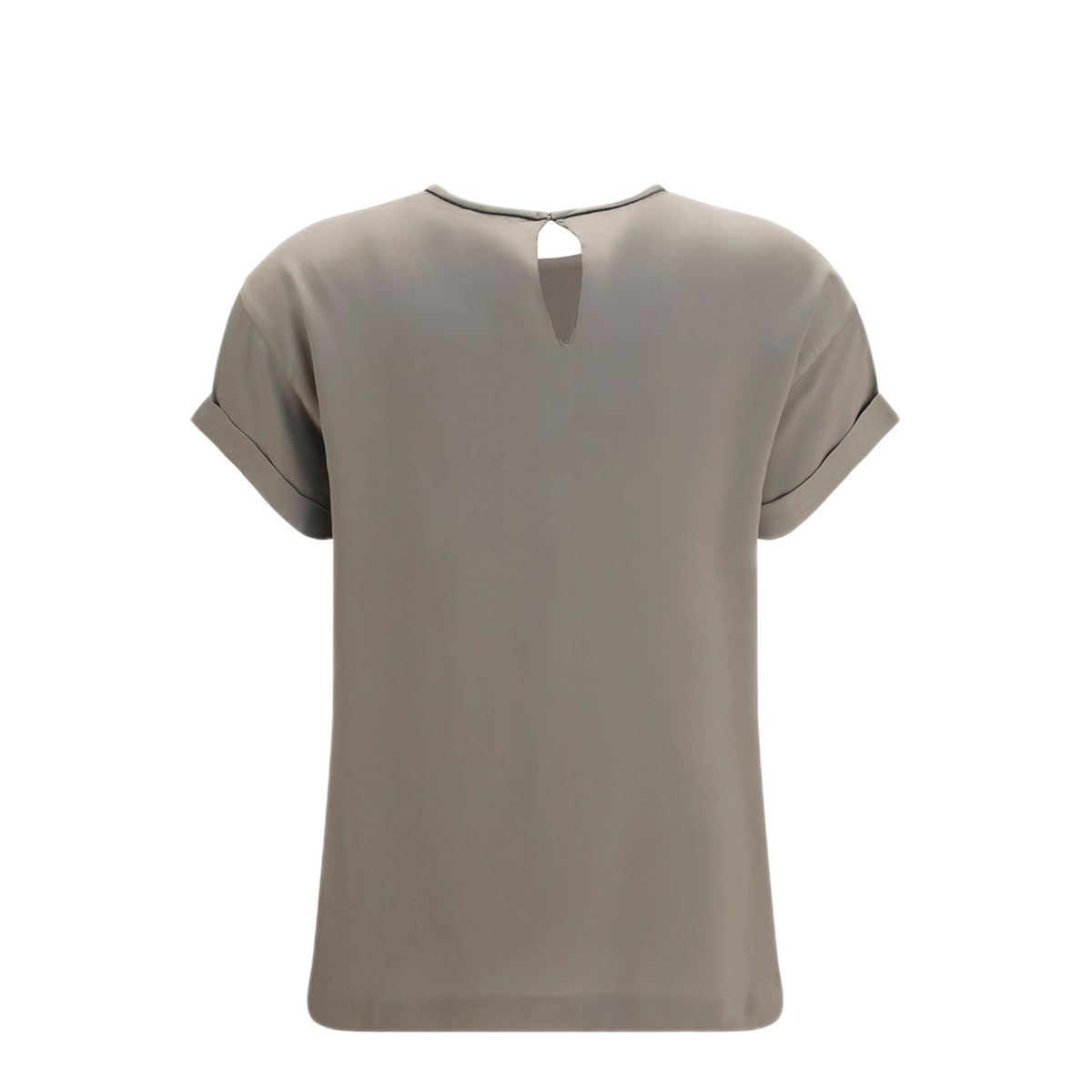 Silk Blouse With Monili Chain - Image 2