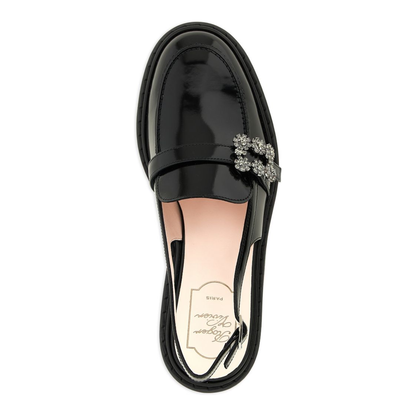 Rangers Black Slingback Loafers - Image 3