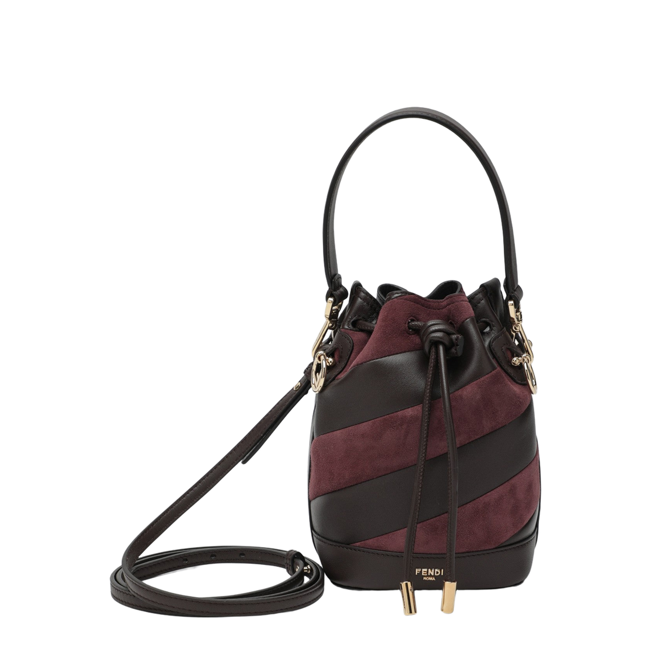 Mini Mon Tresor Chevron Bucket Bag Leather - Image 1