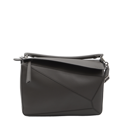 Large Puzzle Bag in Supple Grained Calfskin Brown - Image 1