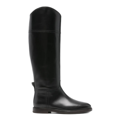 Leather High Riding Boots - Image 1