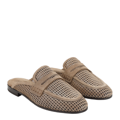Suede Leather Mules - Image 5