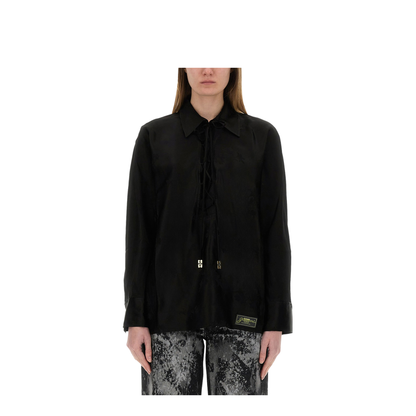 Jacquard Satin Shirt - Image 1