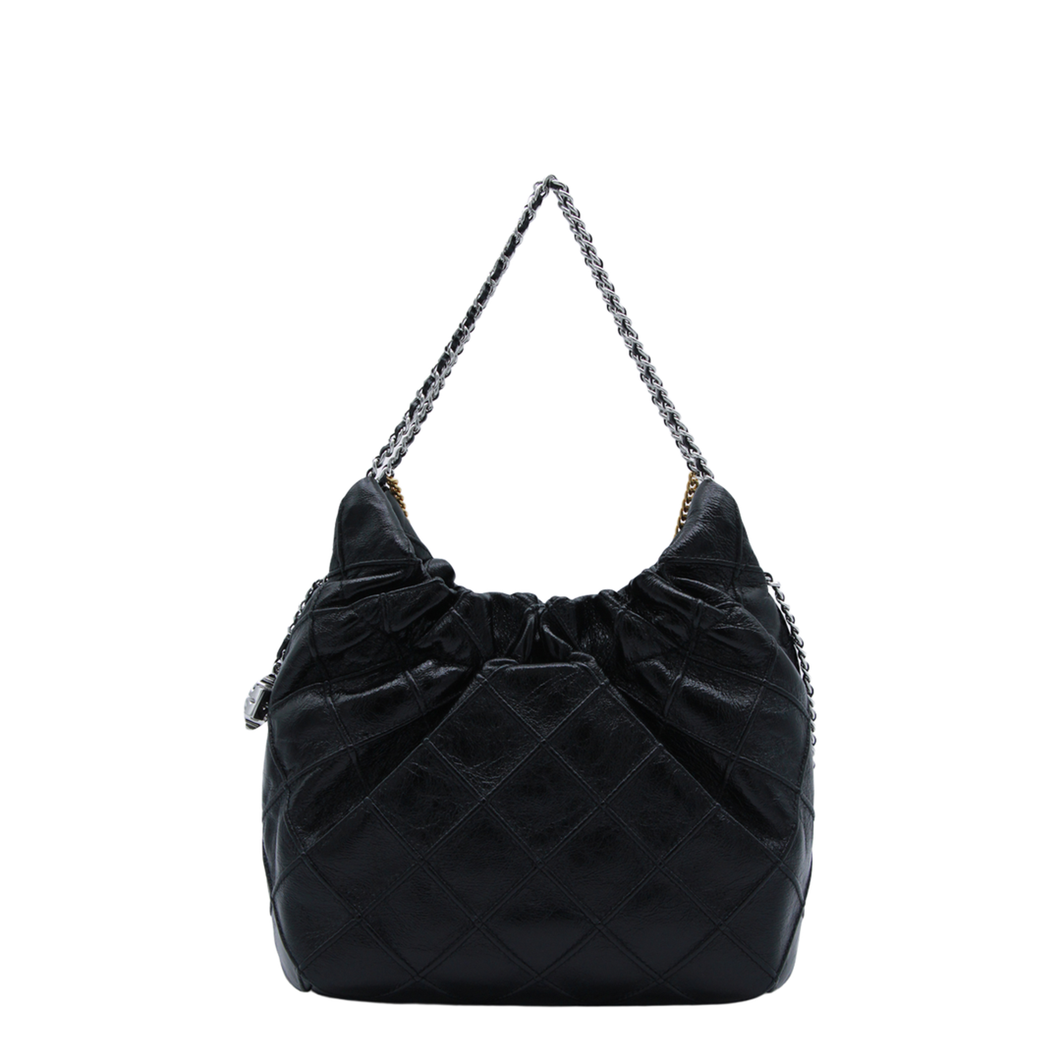Fleming Mini Leather Hobo Bag - Image 4
