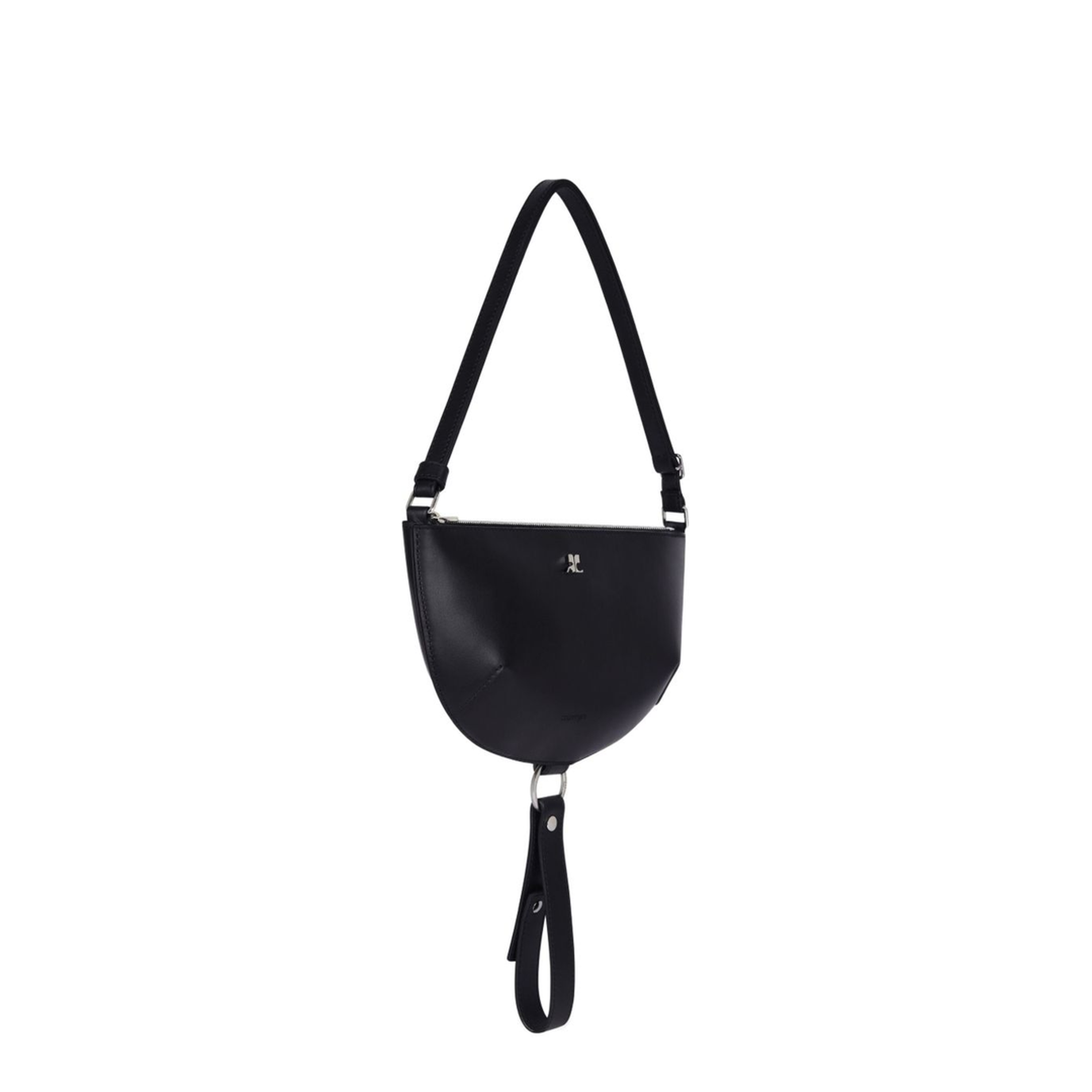 Holy Eclipse Medium Calf Leather Shoulder Bag - Black - Image 5