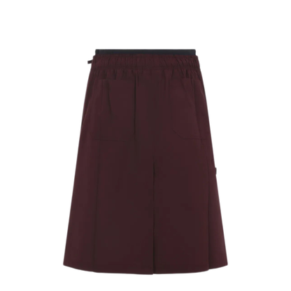 Drawstring Poplin Midi Skirt - Image 2