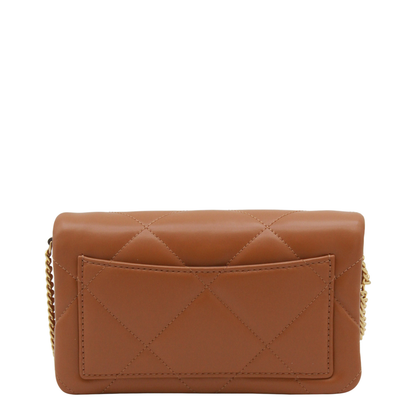 Classic Chestnut Leather Kira Crossbody Bag - Image 3