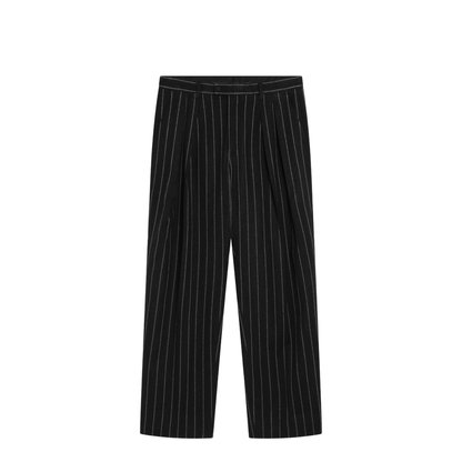 Multicolor Striped Wool Blend Trousers - Image 1