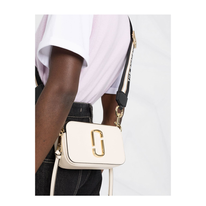 The Snapshot Mini Saffiano Leather Camera Bag - New Cloud White Multi - Image 2