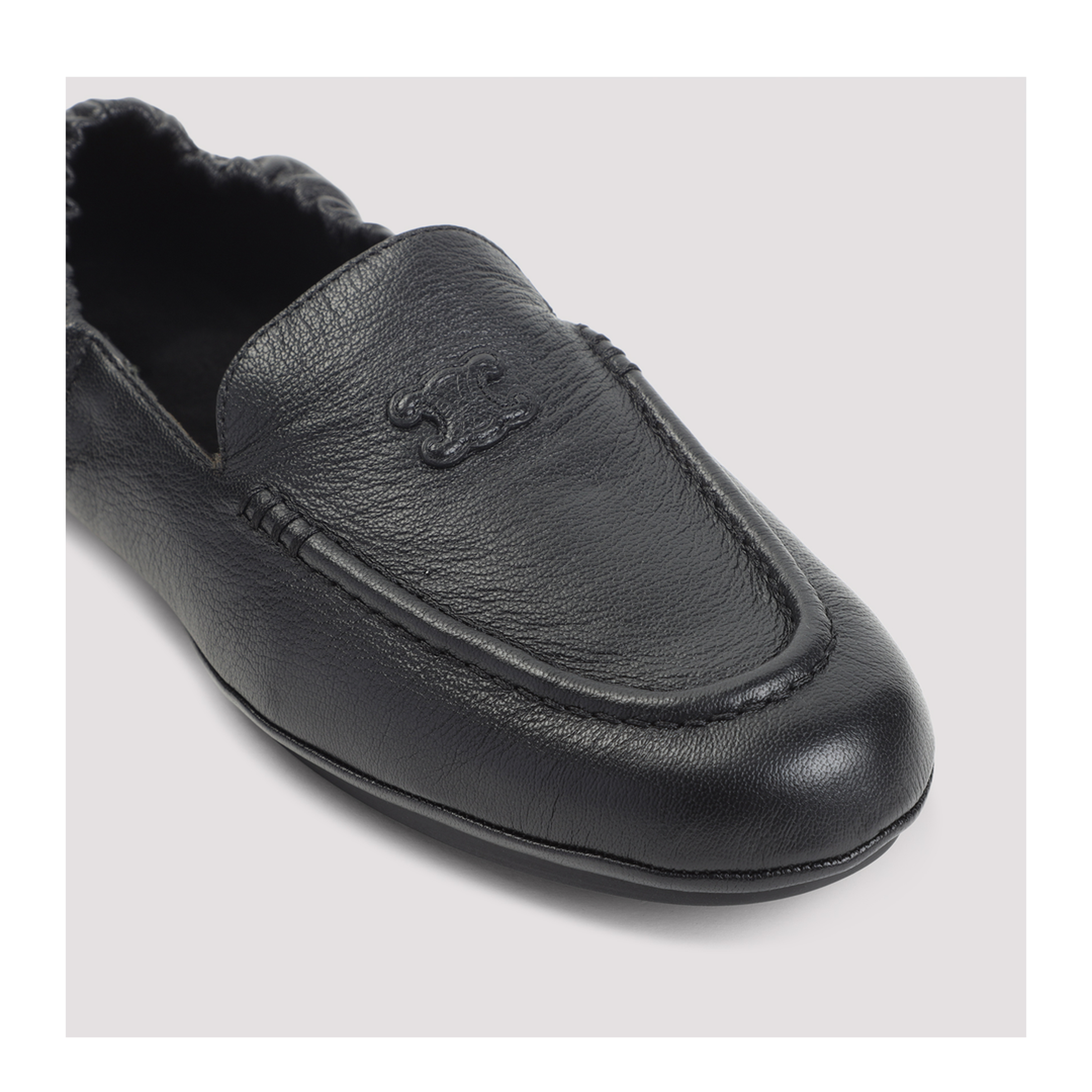 Leather Triomphe Loafers - Image 6