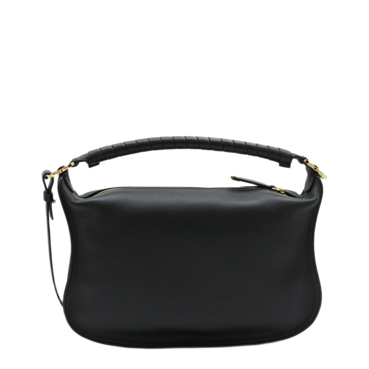 Marcie Small Calfskin Shoulder Bag - Black - Image 5