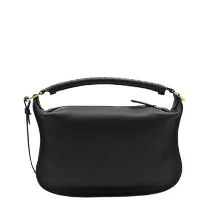 Marcie Small Calfskin Shoulder Bag - Black - Image 5