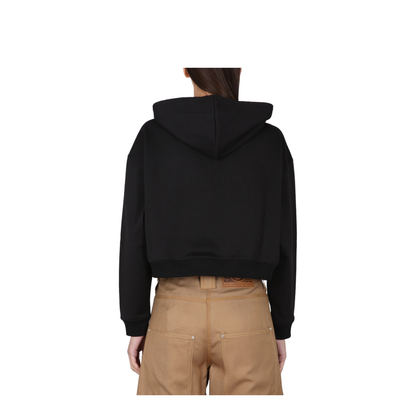 Cropped Sweatshirt with Logo - Image 3