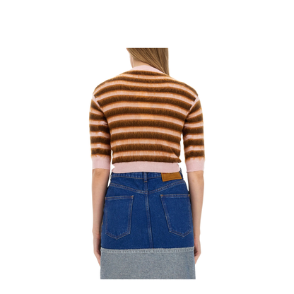 Cardigan with Stripe Pattern - Image 4