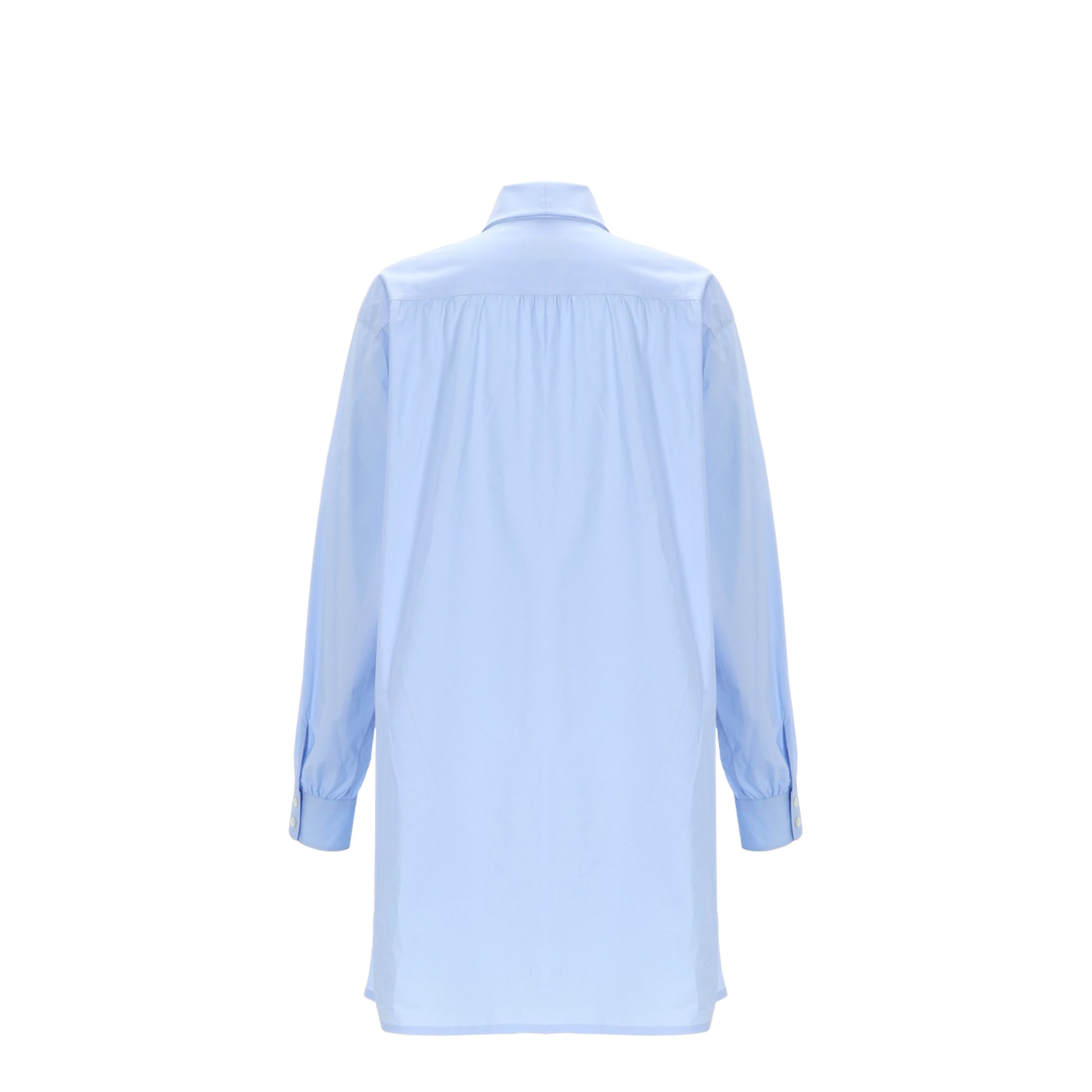 Bow-Detail Mini Shirt Dress - Image 3