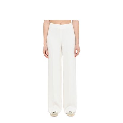 Wide Cream Trousers - Image 1