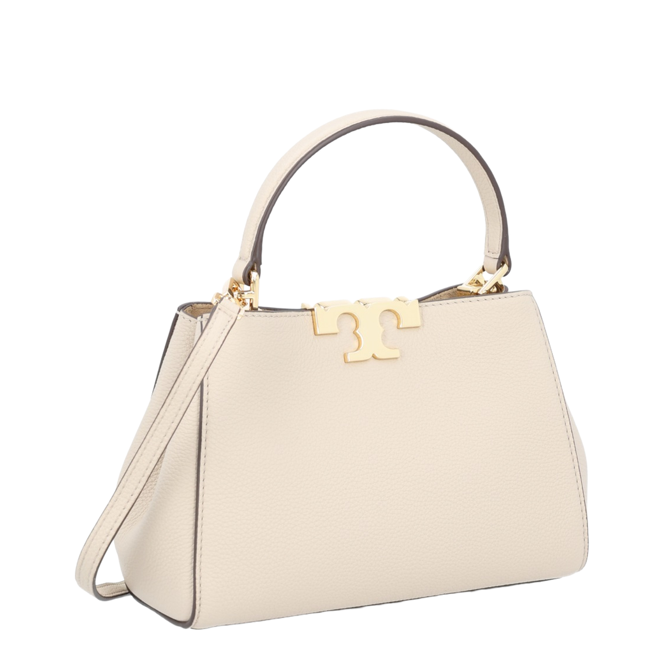 Eleanor Mini Pebbled Satchel - Dove Grey - Image 2