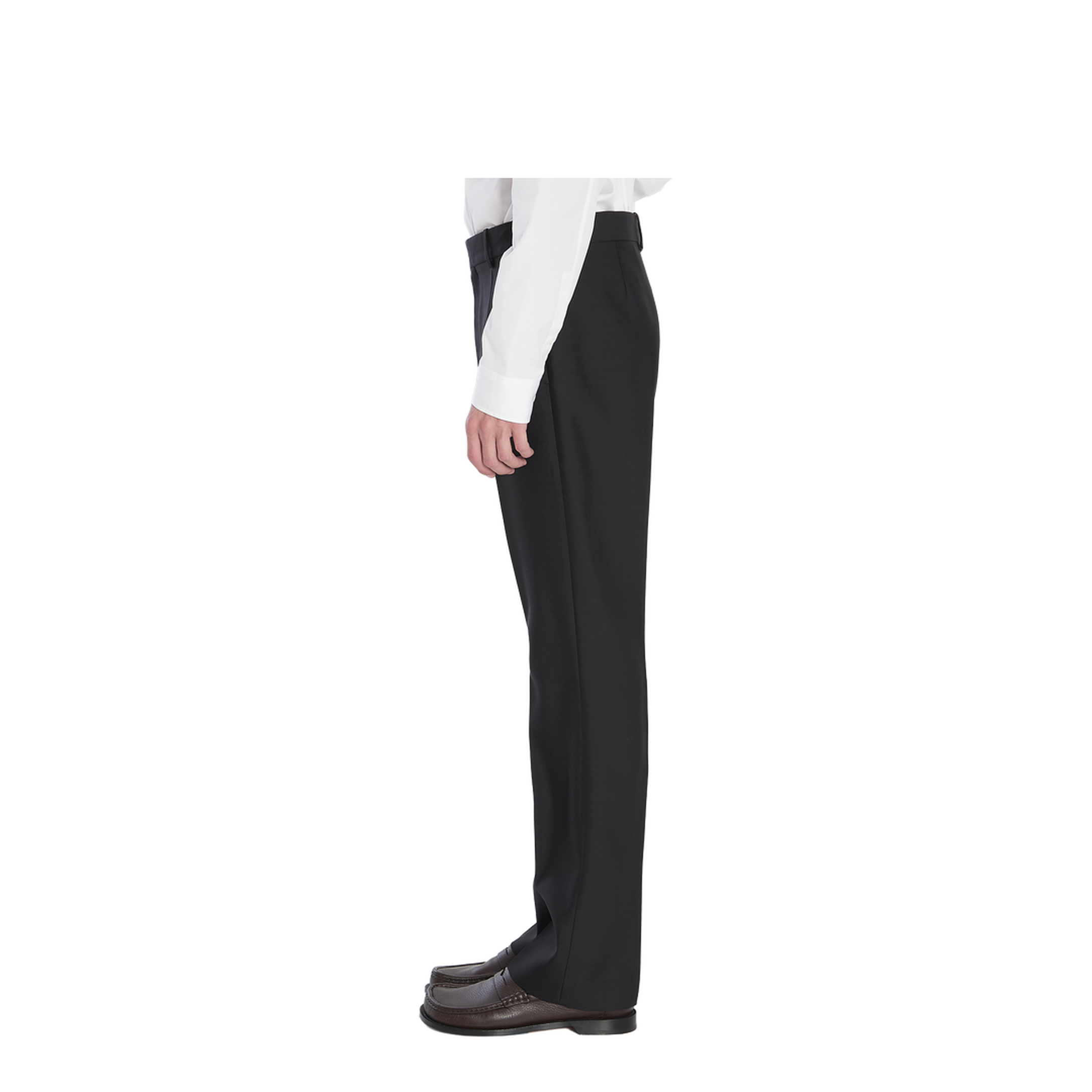 Tailored Wool and Silk Trousers - Image 3