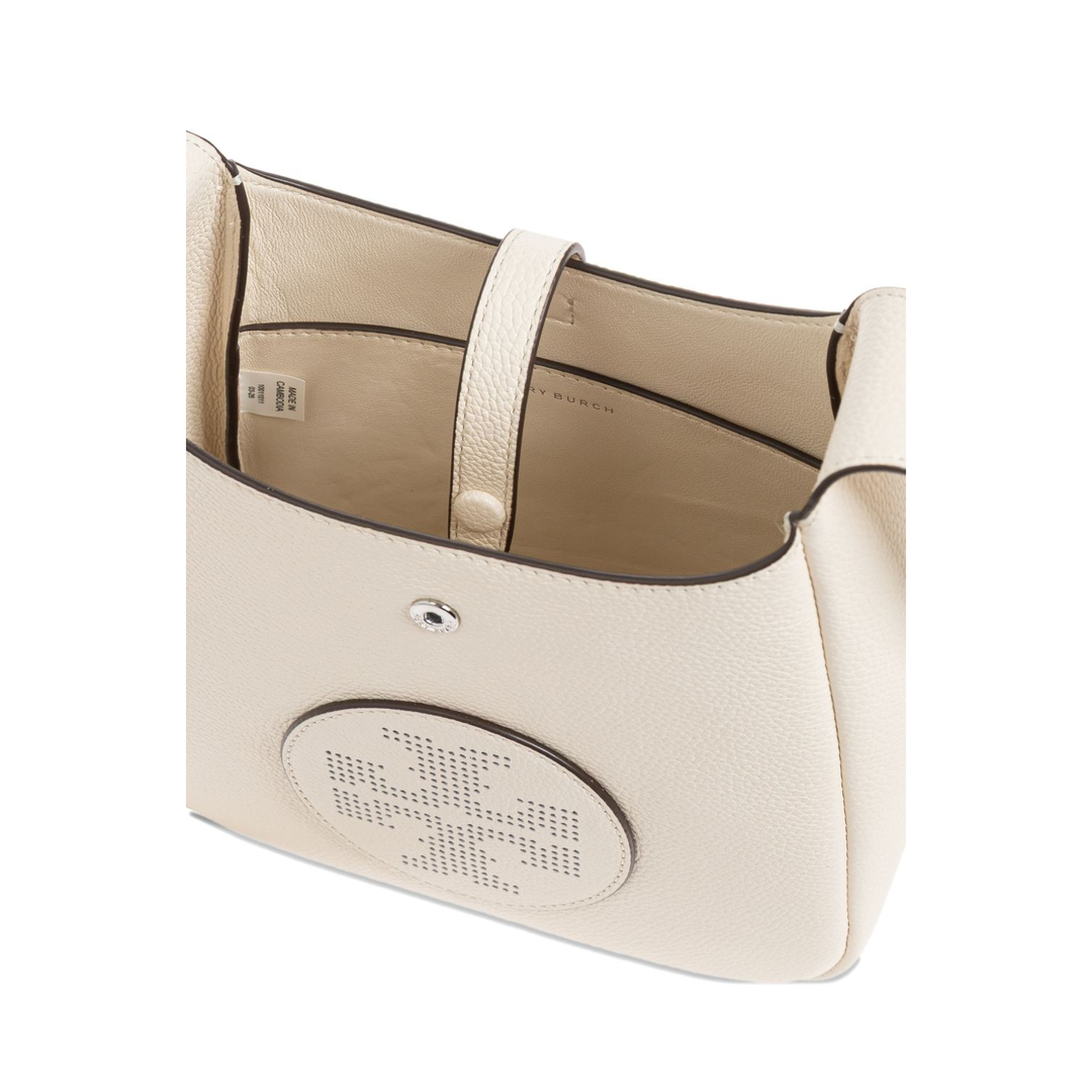 Miller Medium Pebbled Leather Bucket Bag - New Ivory - Image 3