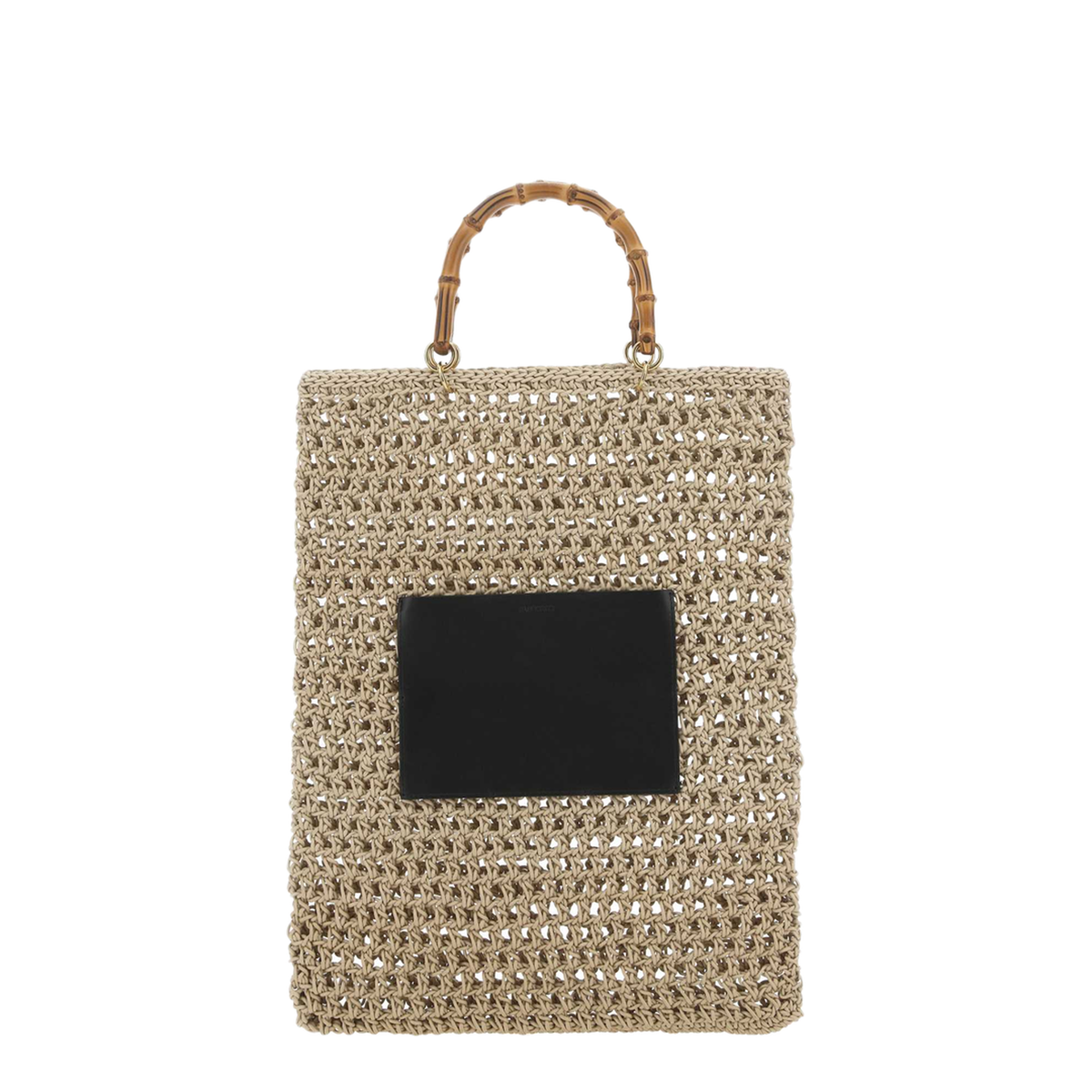 Base Shopper Medium Fabric Tote - Beige - Image 1