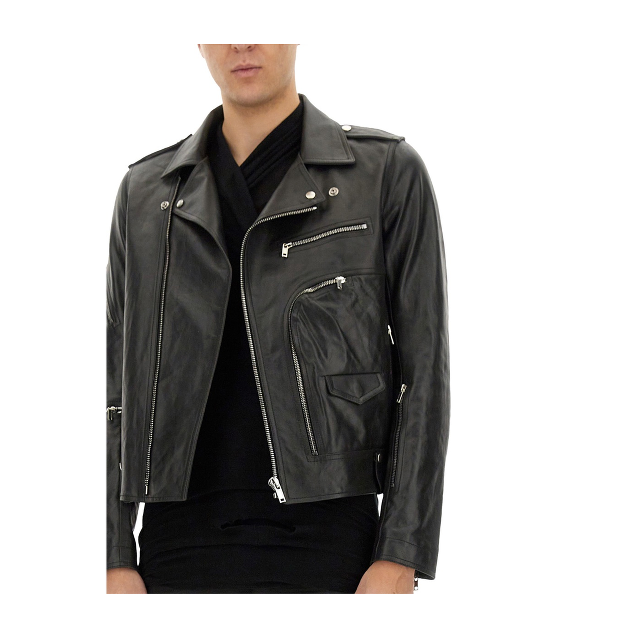 Leather Bauhaus Jacket - Image 4
