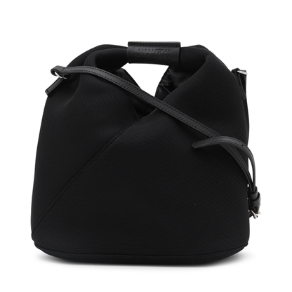 Black Mesh Crossbody Shoulder Bag - Image 1