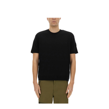 Silk & Cotton Knit T-Shirt - Image 1