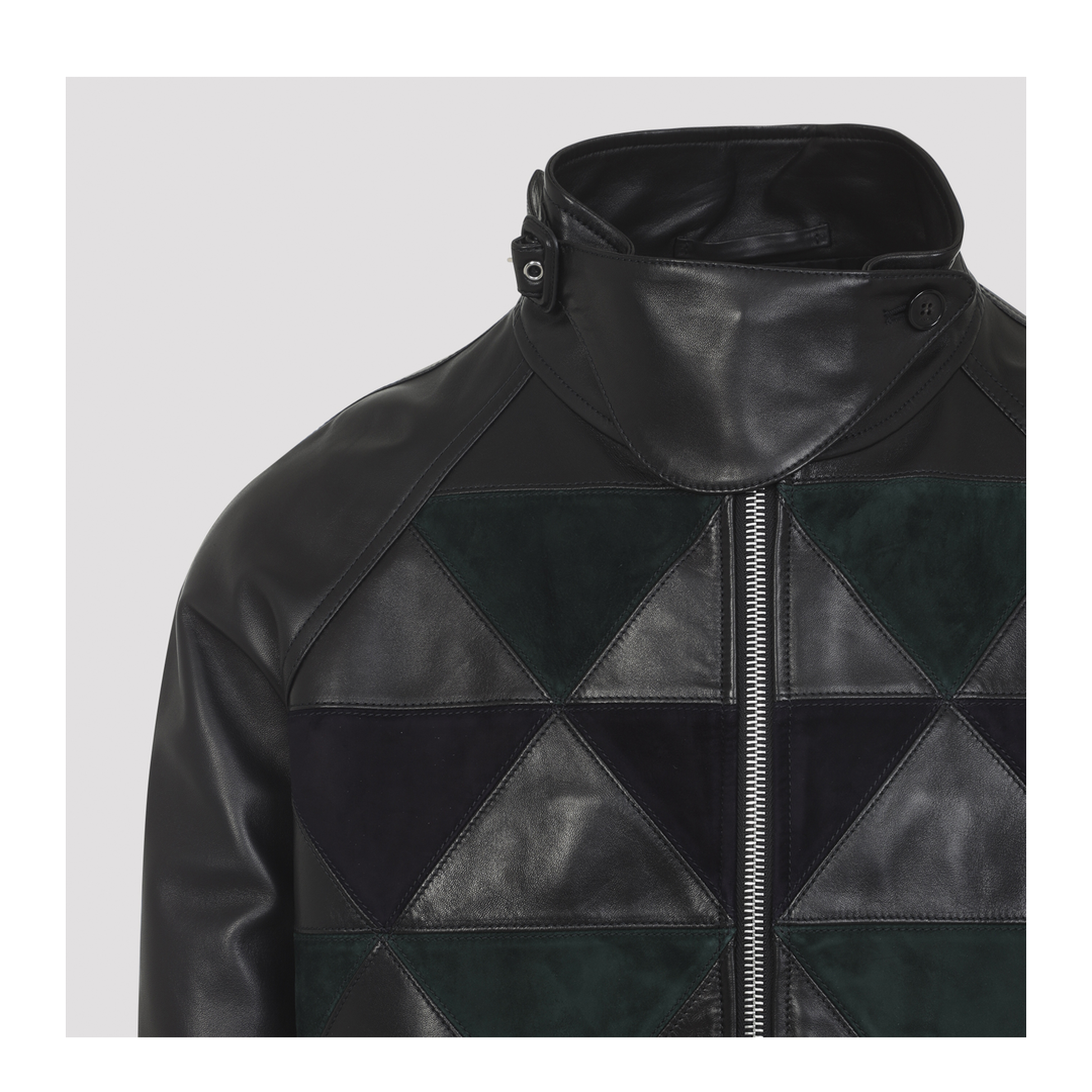 Intarsia Bomber Jacket - Image 6