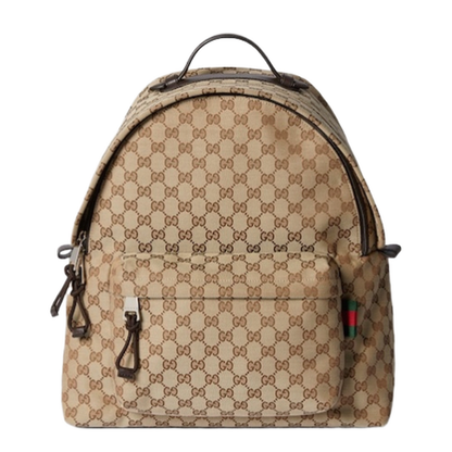 GG Canvas Medium Canvas Backpack - Beige - Image 1